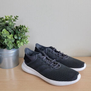Adidas Running Shoes Cloudfoam Black Lace Up Athletic Sneakers Shoes 8.5 W 6.5 M